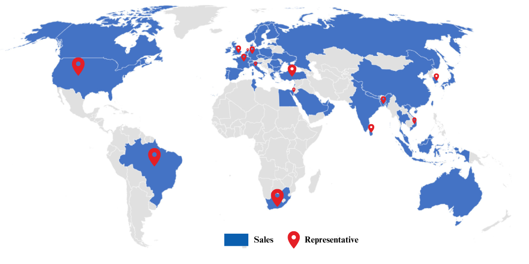 ABC & Company Global Presence Map